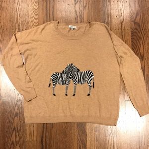 Madewell Giraffe Sweater. XS